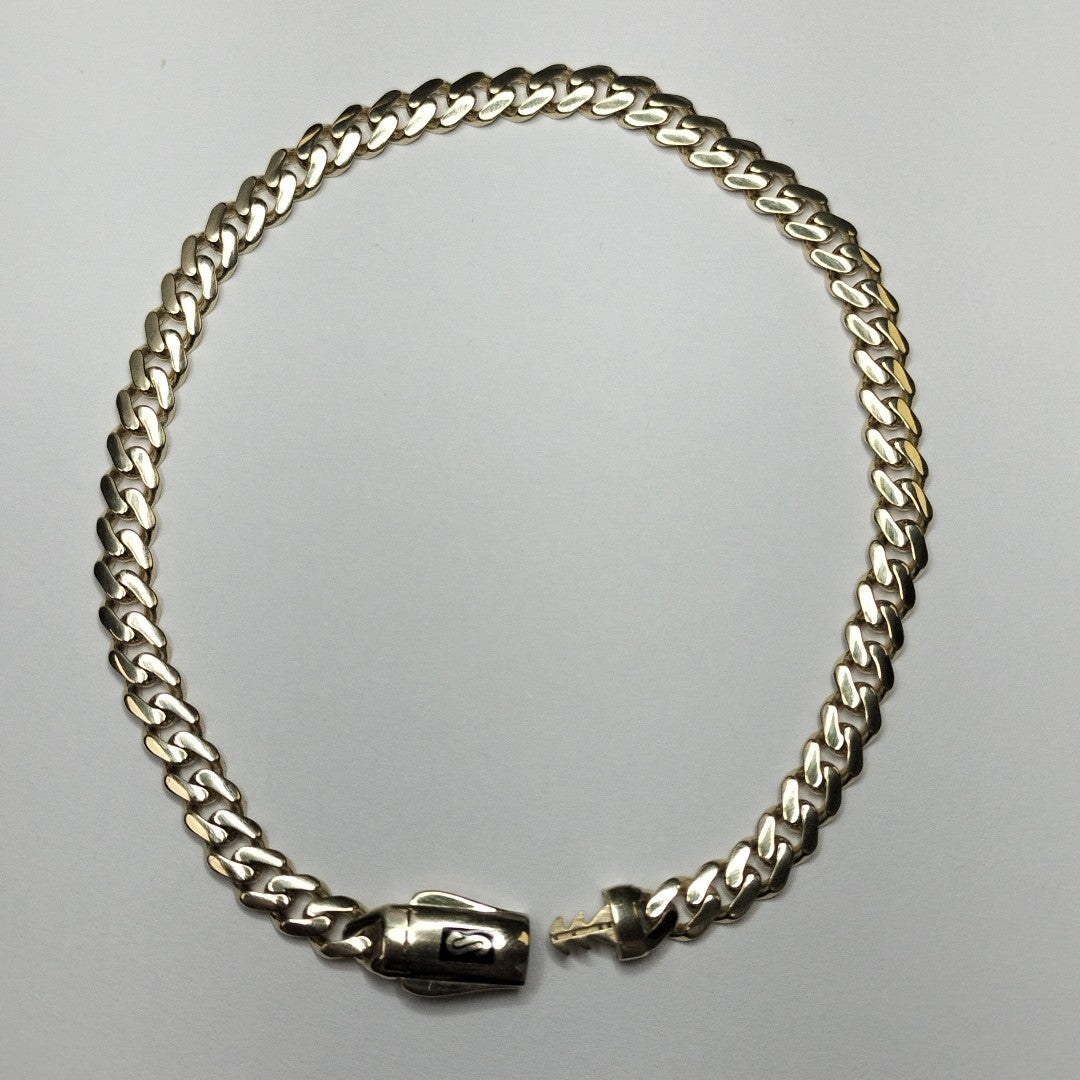 PULSERA CABALLERO MONACO ORO 14K 6.3 (NUEVO)
