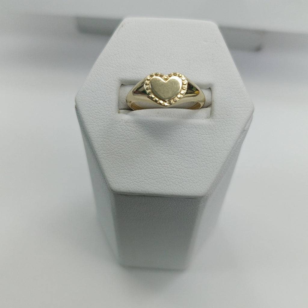 ANILLOS ANILLITO FIG CORAZON 10K TALLA 7 1.6 GR (NUEVO)