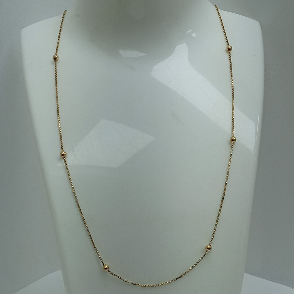 GARGANTILLA ORO 14 K 2.6 GRMS (SEMINUEVO)