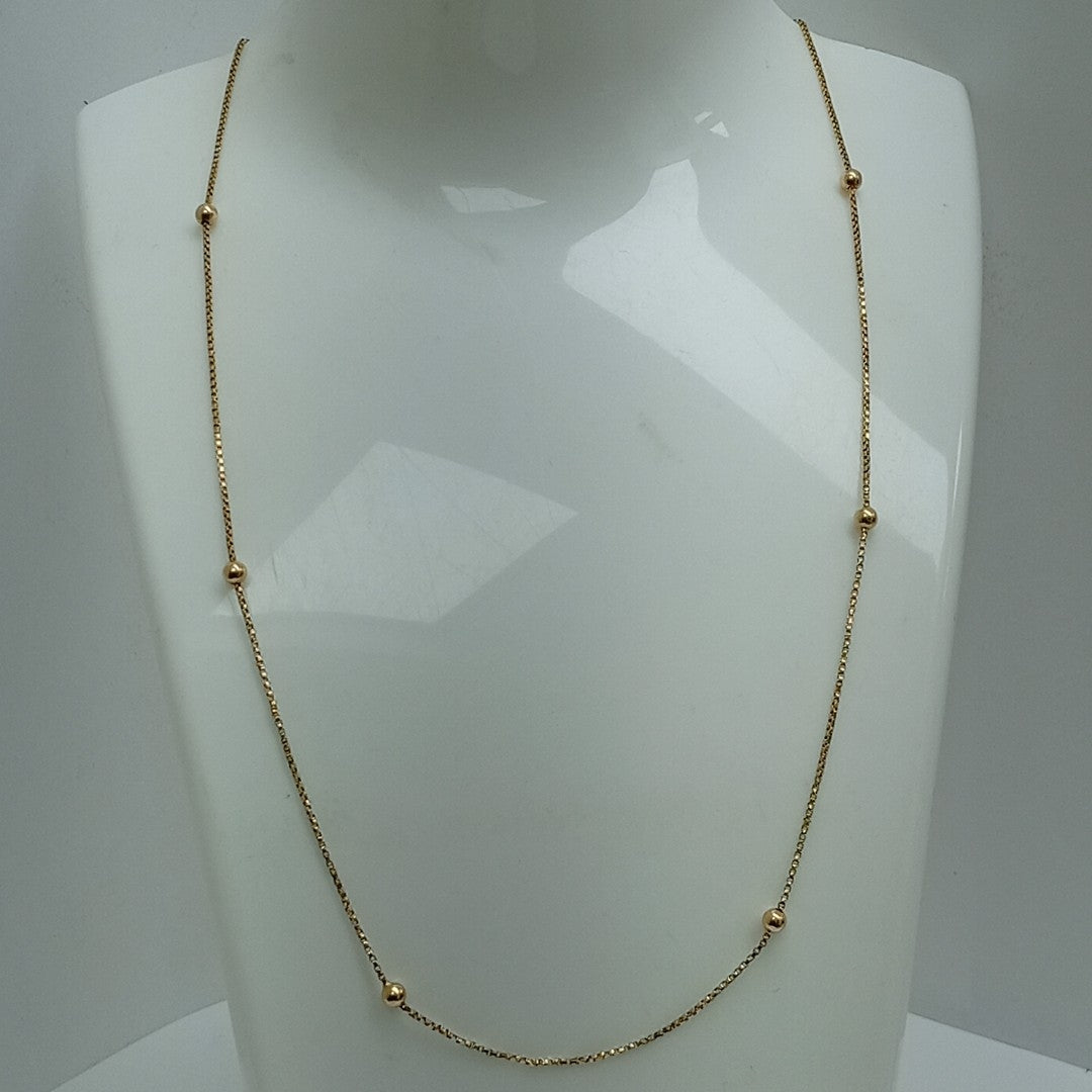 GARGANTILLA ORO 14 K 2.6 GRMS (SEMINUEVO)