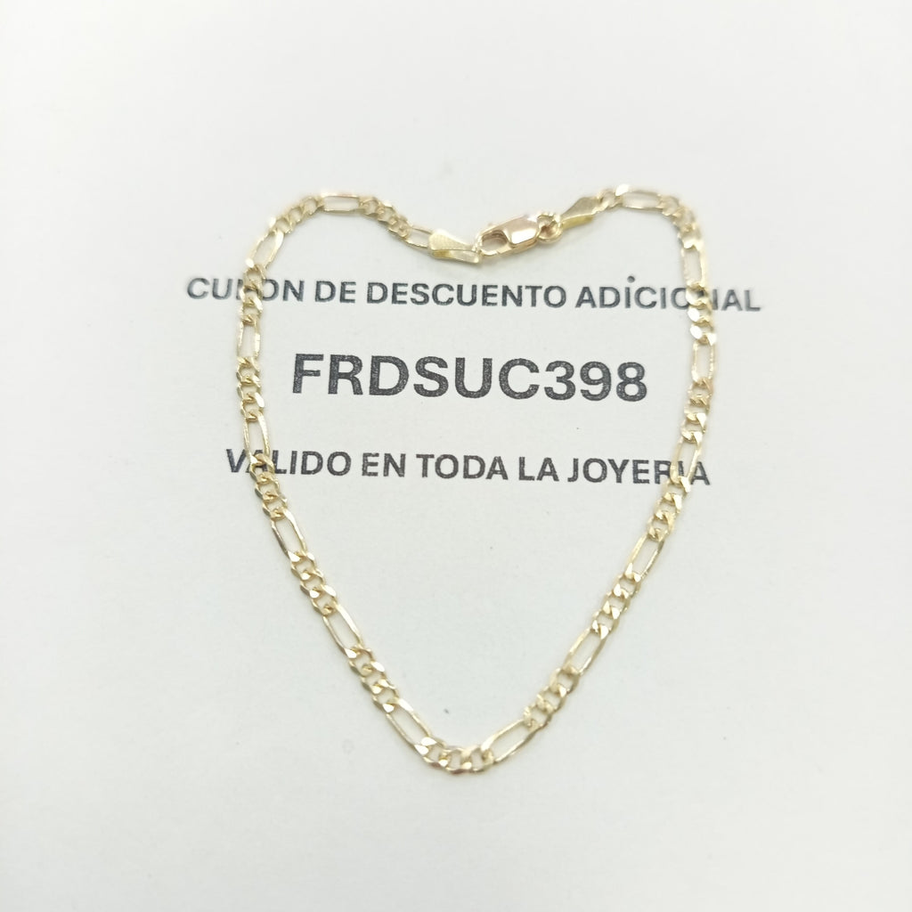 PULSERA 3X1 14K 18 CM 2 GR (NUEVO)