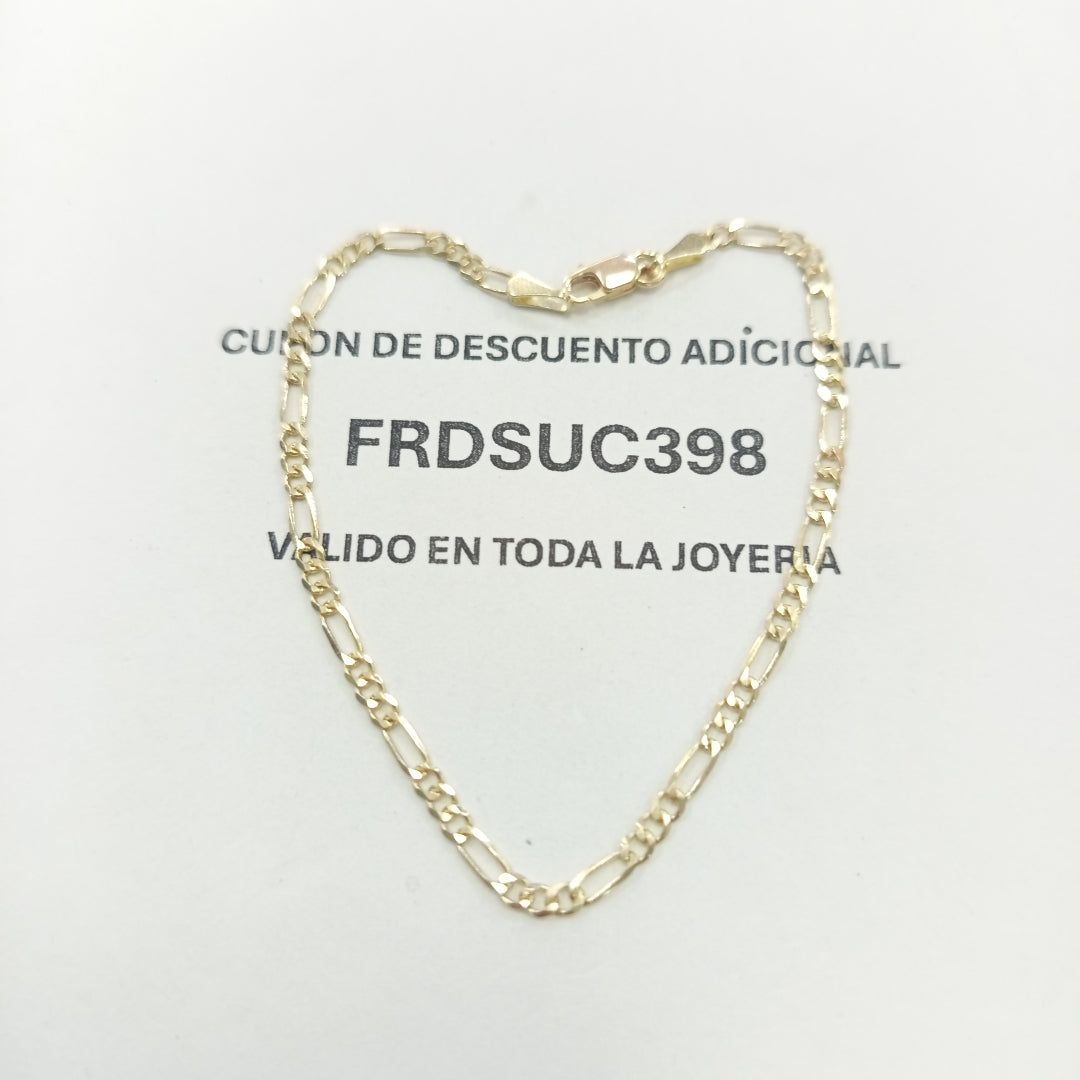 PULSERA 3X1 14K 18 CM 2 GR (NUEVO)