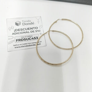 ARRACADAS PAR ORO 10 K 3 GRMS (SEMINUEVO)