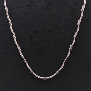 GARGANTILLA ORO BLANCO 14 K 8.9 GRMS (SEMINUEVO)