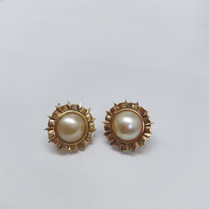 ARETES PAR ORO 14 K 14,20 GRMS (SEMINUEVO)