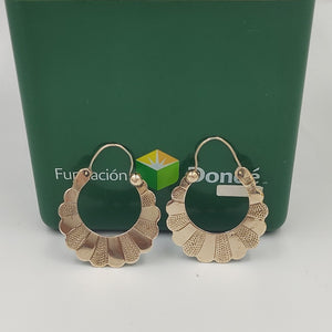 ARRACADAS PAR ORO 8 K 3.4 GRMS (SEMINUEVO)