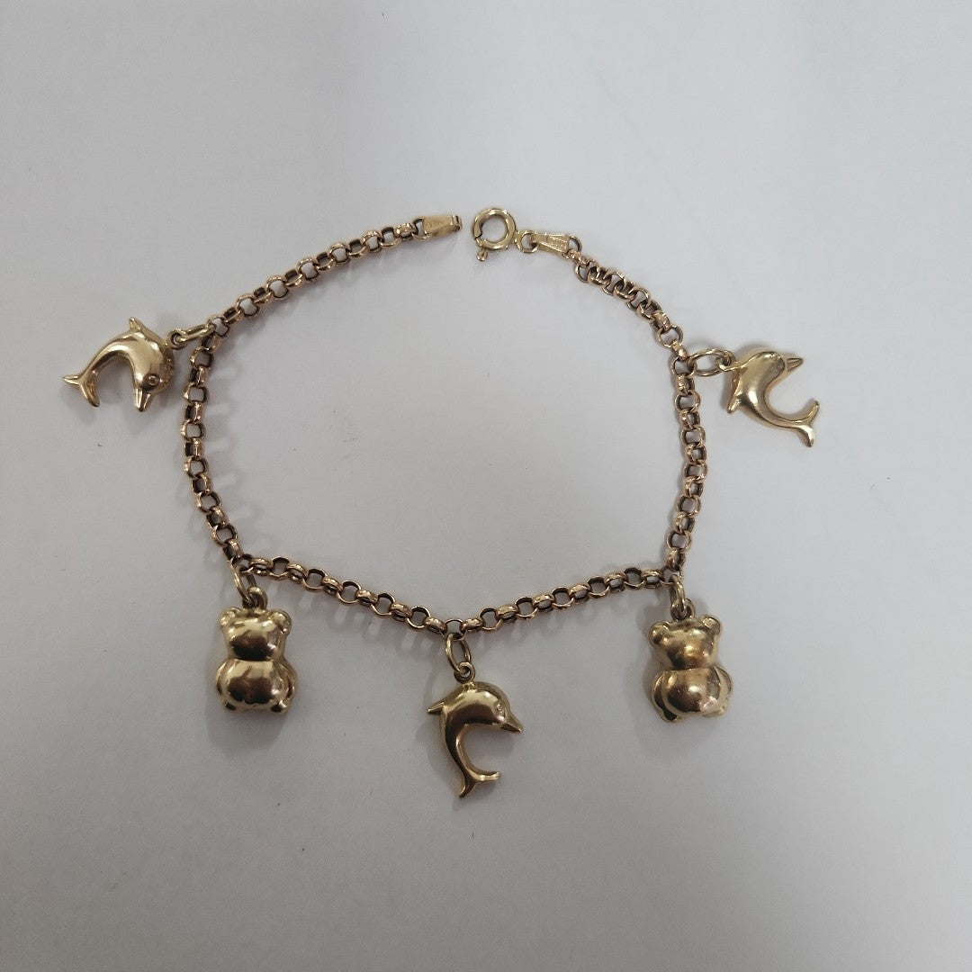 PULSERA ORO 14 K 7.6 GRMS (SEMINUEVO)