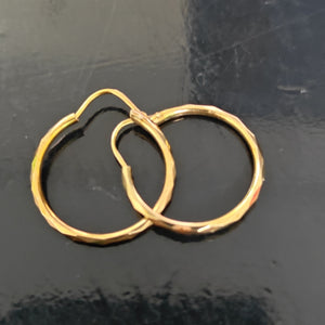 ARETES PAR ORO 10 K 1.6 GRMS (SEMINUEVO)