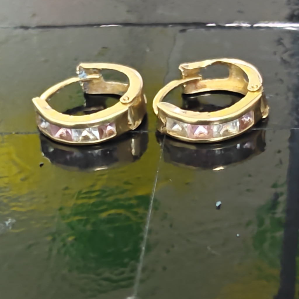 ARRACADAS PAR ORO 10 K 1.3 GRMS (SEMINUEVO)
