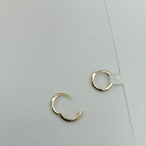 ARETES ARRACADAS LISAS 10K 1.1 GR (NUEVO)