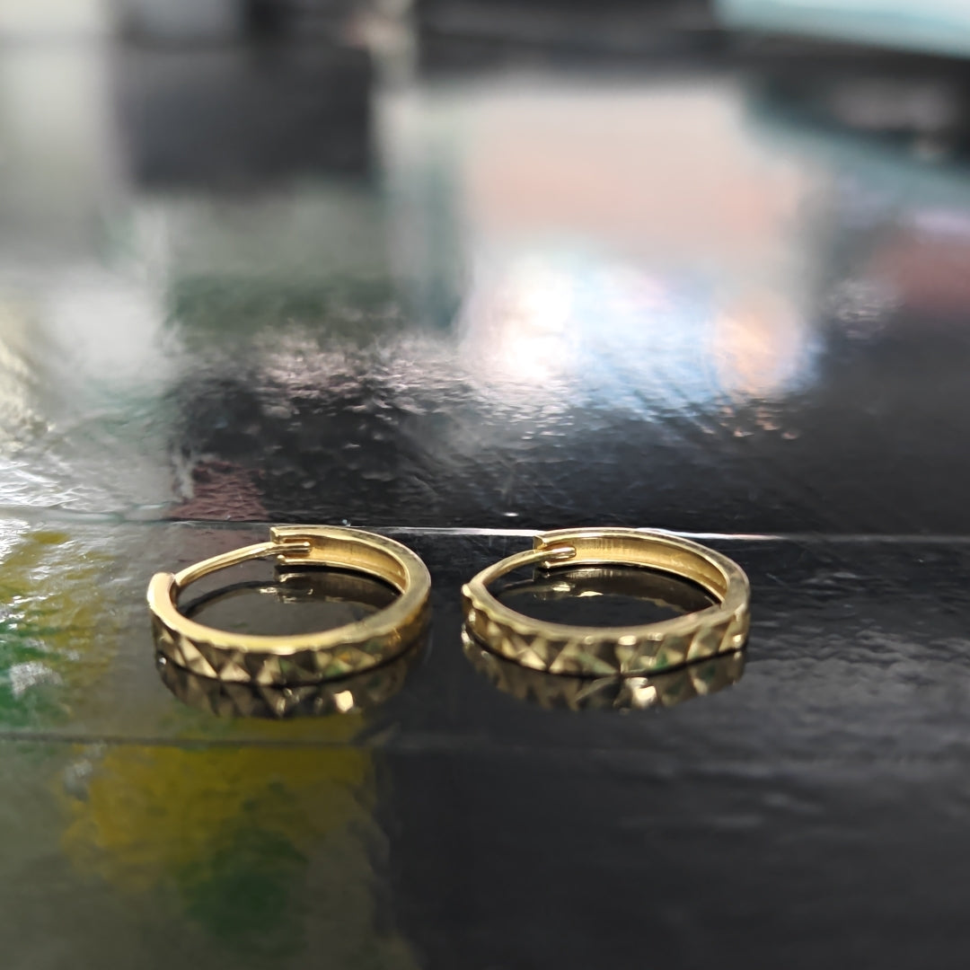 ARRACADAS PAR ORO 14 K 1,40 GRMS (SEMINUEVO)