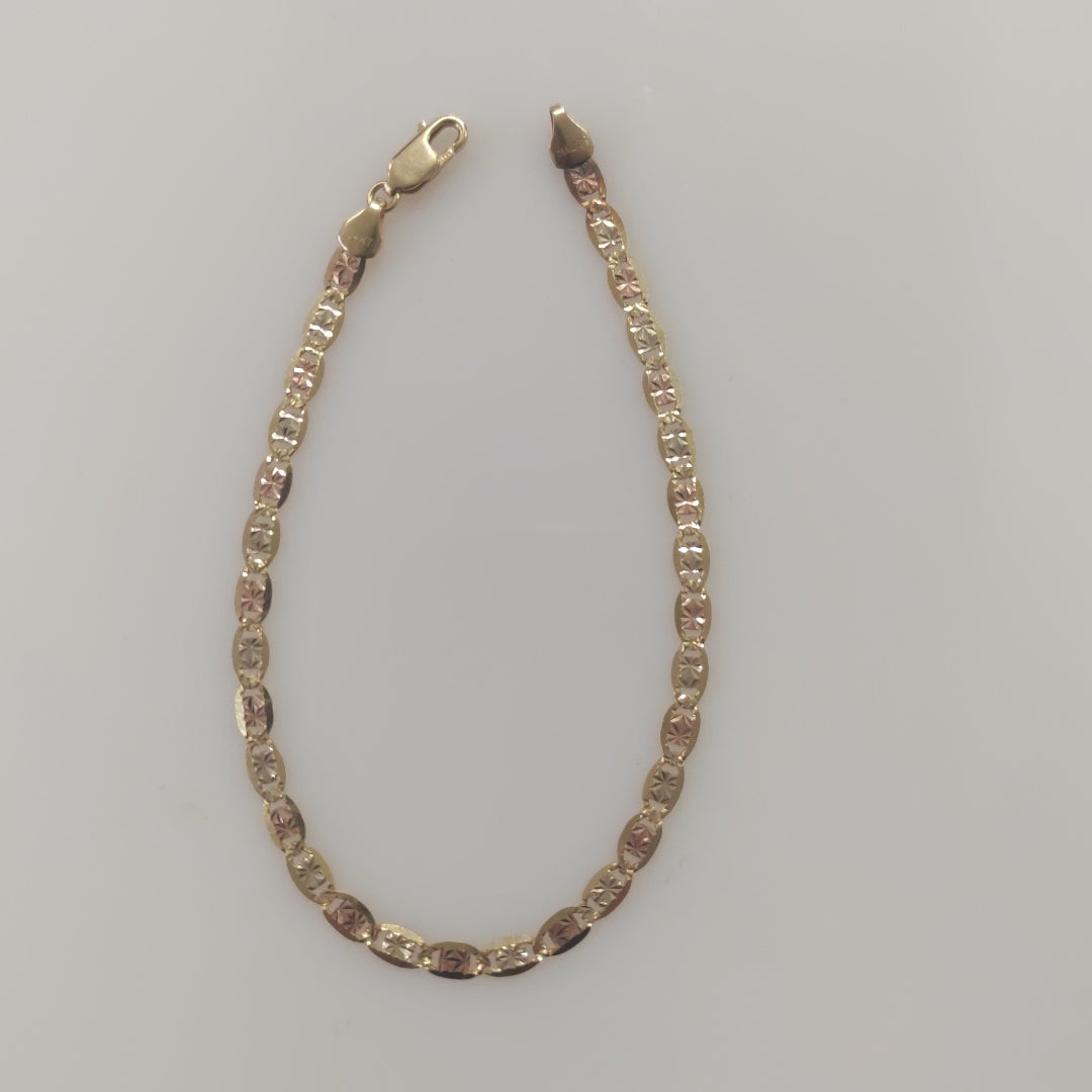PULSERA ORO, ORO COMBINADO 14 K 4.6 GRMS (SEMINUEVO)