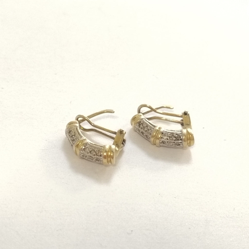 ARETES PAR ORO 14 K 4.6 GRMS (SEMINUEVO)