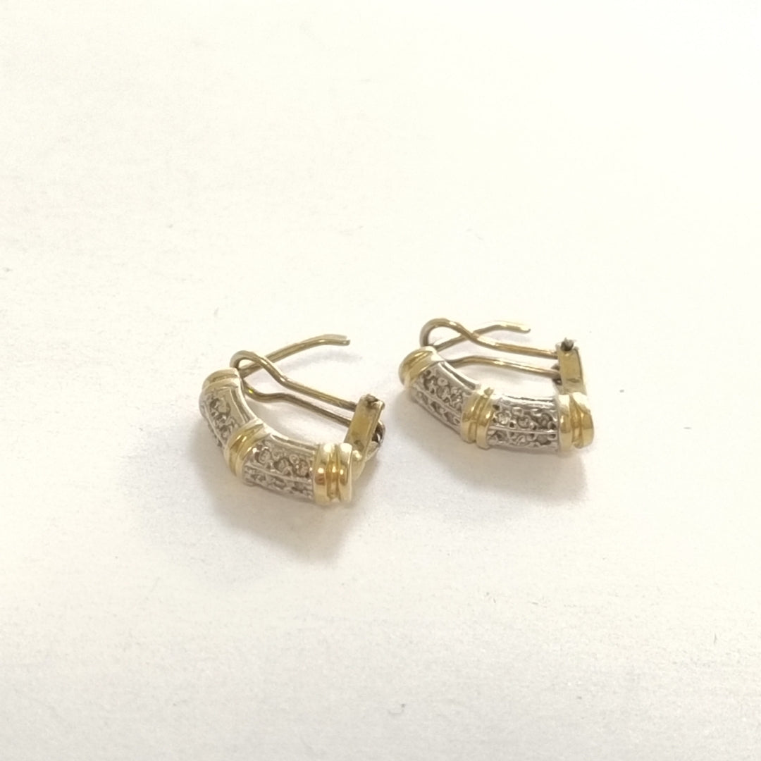 ARETES PAR ORO 14 K 4.6 GRMS (SEMINUEVO)