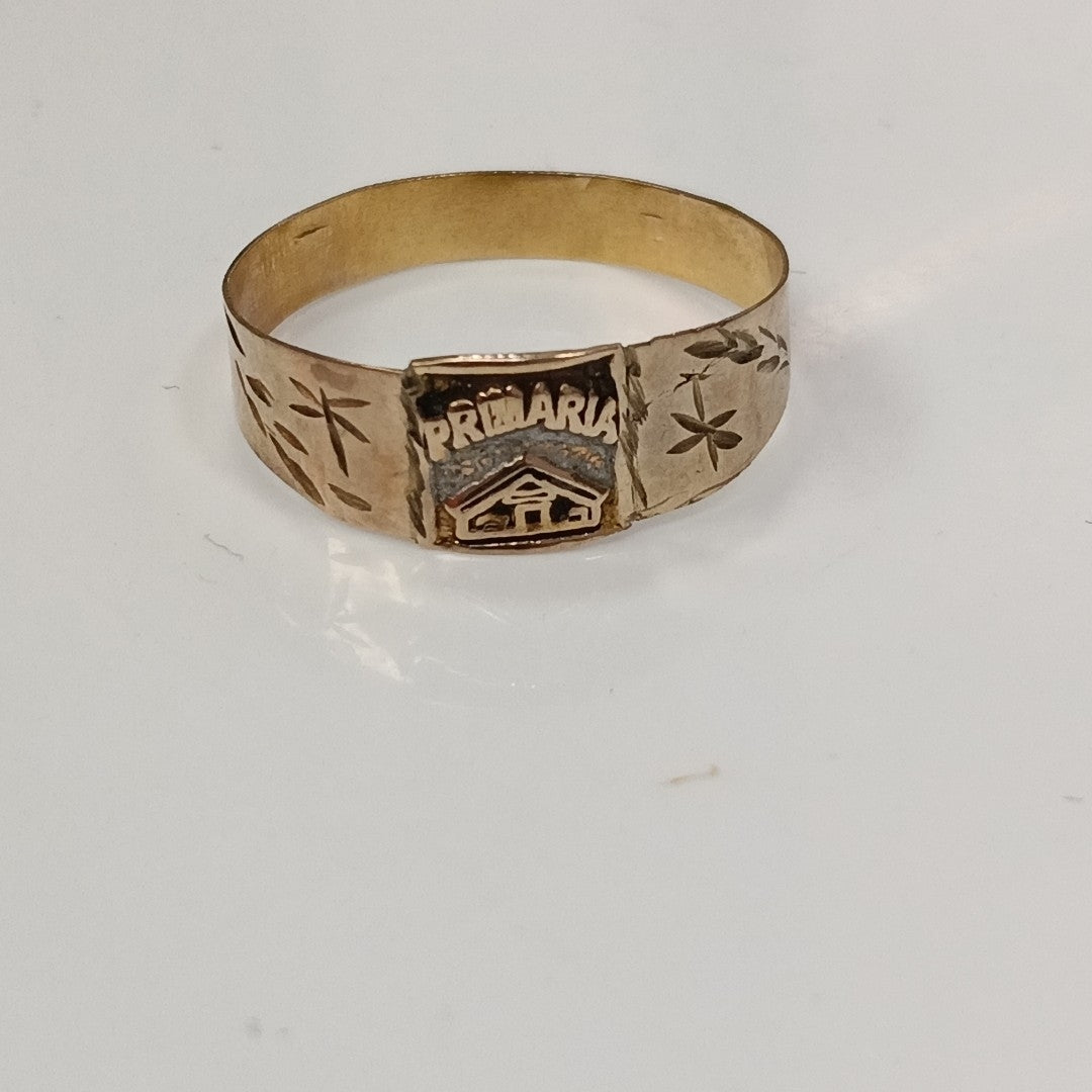 ANILLO DE GRADUACIÓN ORO 8 K 1,00 GRMS (SEMINUEVO)
