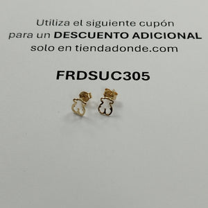 BROQUELES ORO 14K 0.8 (NUEVO)