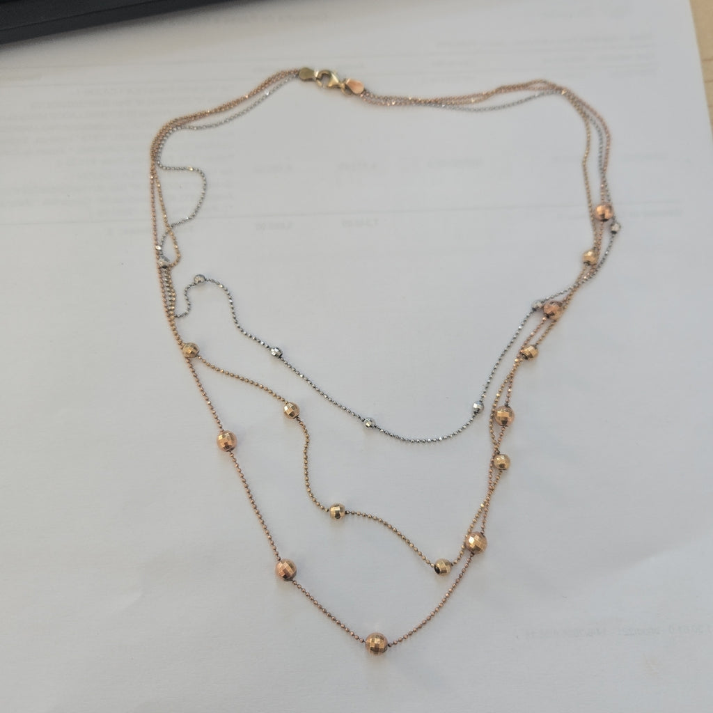 GARGANTILLA ORO COMBINADO 10 K 6,80 GRMS (SEMINUEVO)