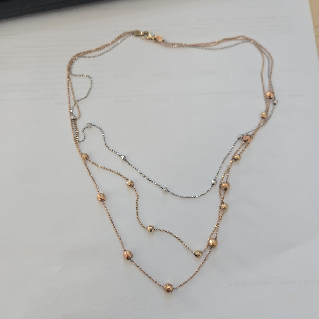 GARGANTILLA ORO COMBINADO 10 K 6,80 GRMS (SEMINUEVO)