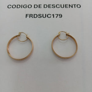 ARRACADAS PAR ORO 10 K 3.9 GRMS (SEMINUEVO)