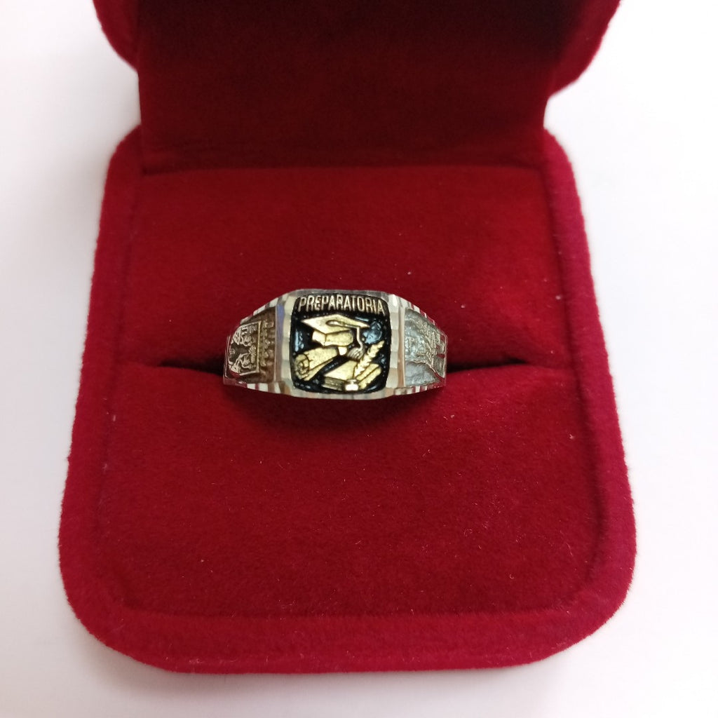 ANILLO DE GRADUACIÓN ORO 8 K 2,20 GRMS (SEMINUEVO)