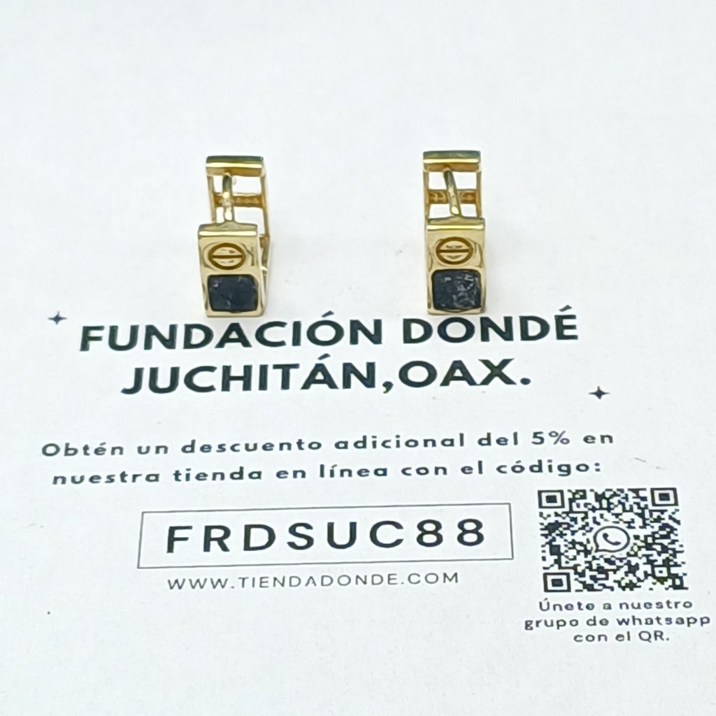 ARETES PAR ORO 10 K 1.7 GRMS (SEMINUEVO)