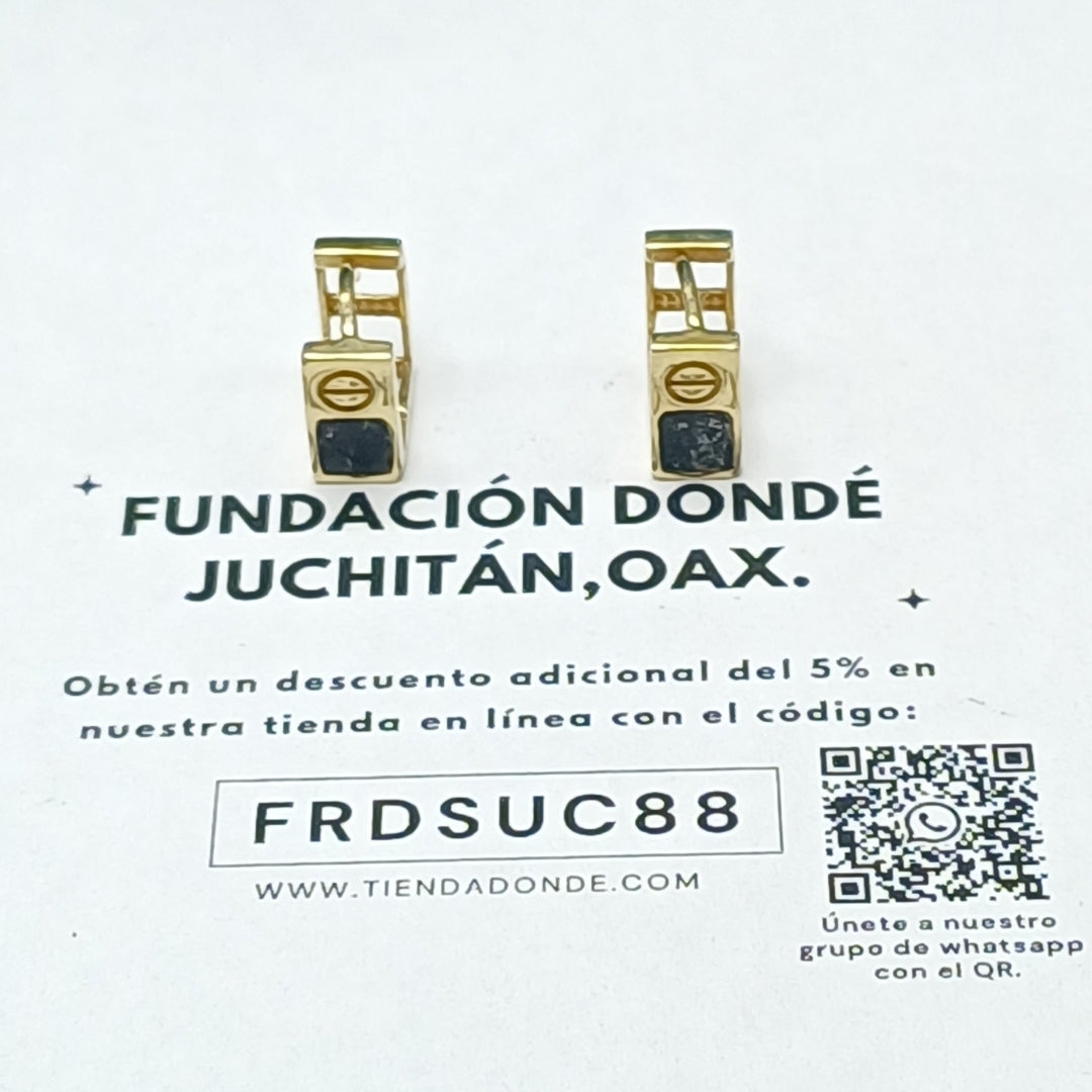 ARETES PAR ORO 10 K 1.7 GRMS (SEMINUEVO)