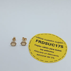 BROQUELES ORO 14K 1.5 (NUEVO)