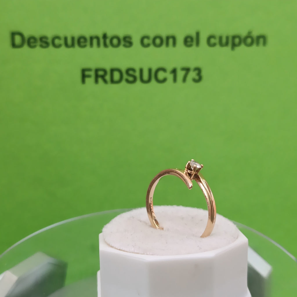 ANILLO ORO 14 K 2,30 GRMS (SEMINUEVO)