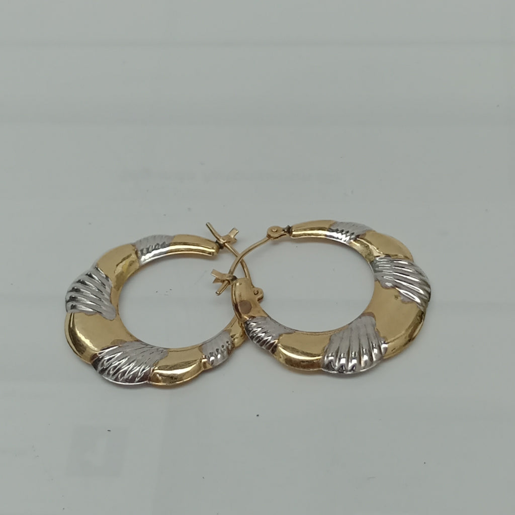 ARRACADAS PAR ORO 14 K 1.4 GRMS (SEMINUEVO)