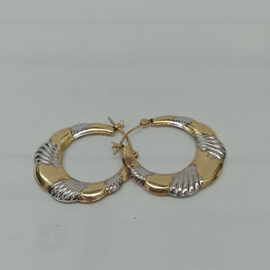ARRACADAS PAR ORO 14 K 1.4 GRMS (SEMINUEVO)