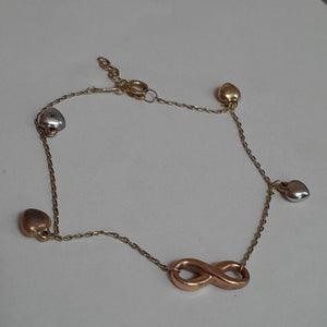 PULSERA ORO COMBINADO 10 K 2,00 GRMS (SEMINUEVO)