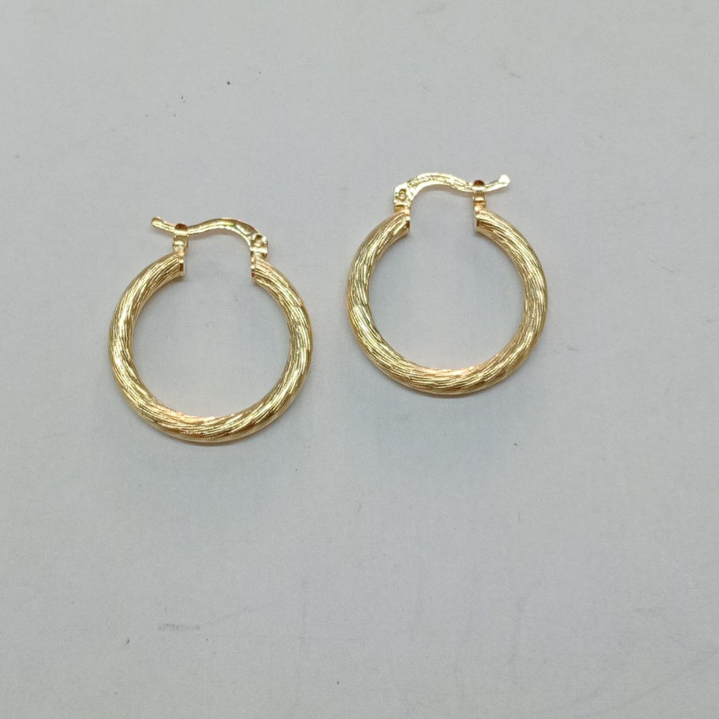 ARETES TEJIDO ARRACADAS ASTRIADAS 14K 2.9 GR (NUEVO)