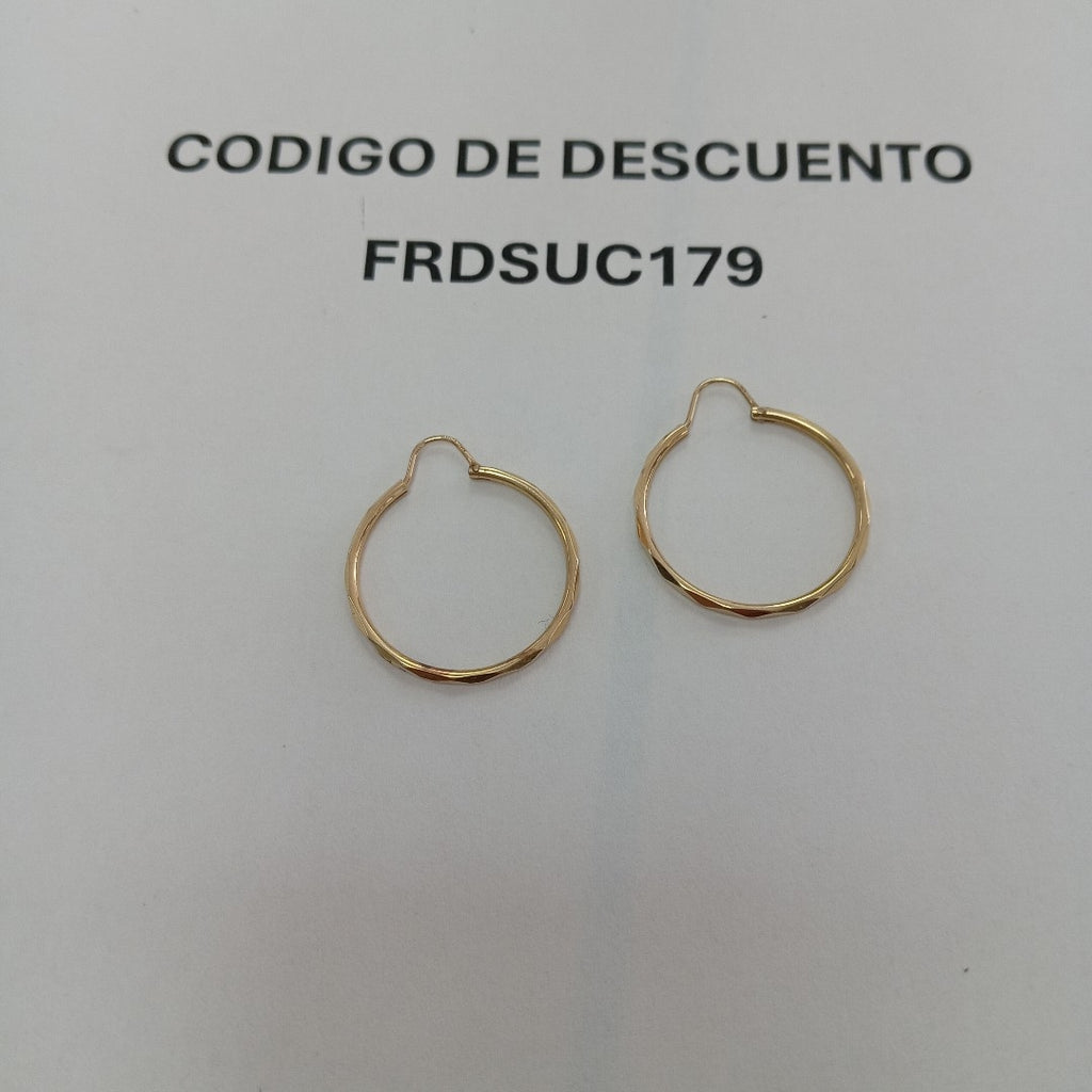 ARRACADAS PAR ORO 10 K 1,80 GRMS (SEMINUEVO)