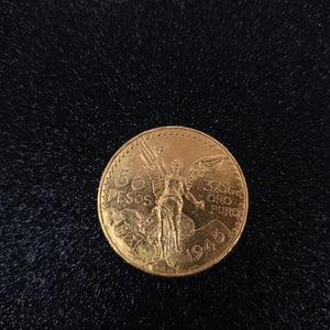 Moneda Centenario Cincuenta Pesos Oro Mexicano 21.6K