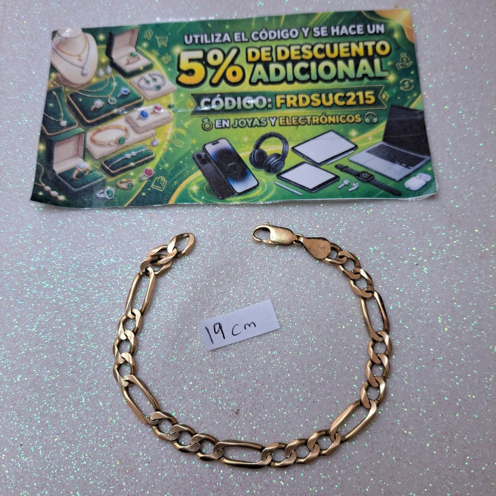 PULSERA ORO 14 K 11,70 GRMS (SEMINUEVO)