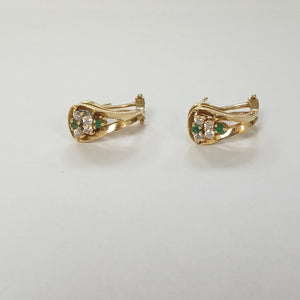 ARETES PAR ORO 14 K 5.2 GRMS (SEMINUEVO)