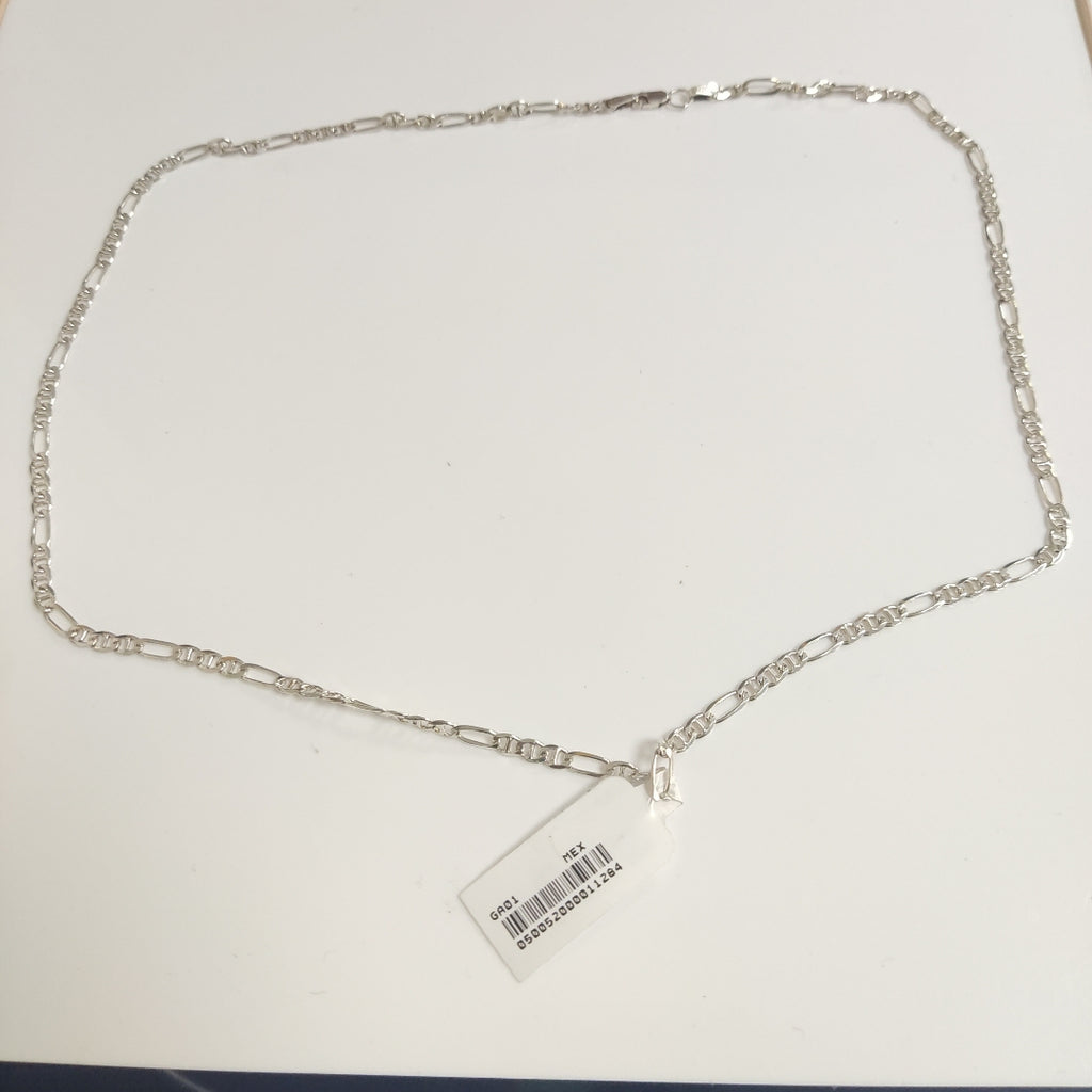 CADENA TEJIDO MARINERO PLATA .925 55 CM 7.9 GR (NUEVO)