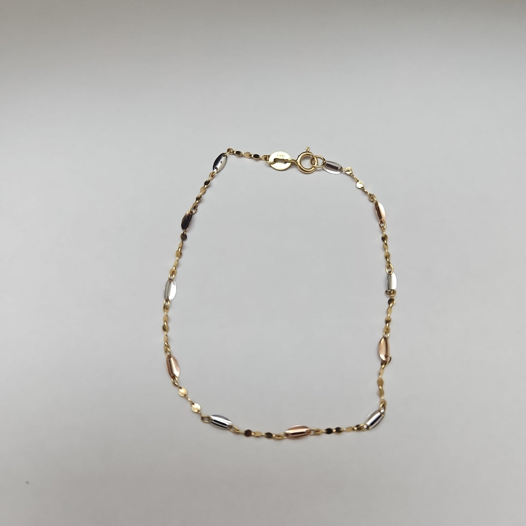 PULSERA ORO,ORO COMBINADO 14 K 1,10 GRMS (SEMINUEVO)