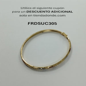 PULSERA RIGIDA ORO 14 K 3.3 GRMS (SEMINUEVO)