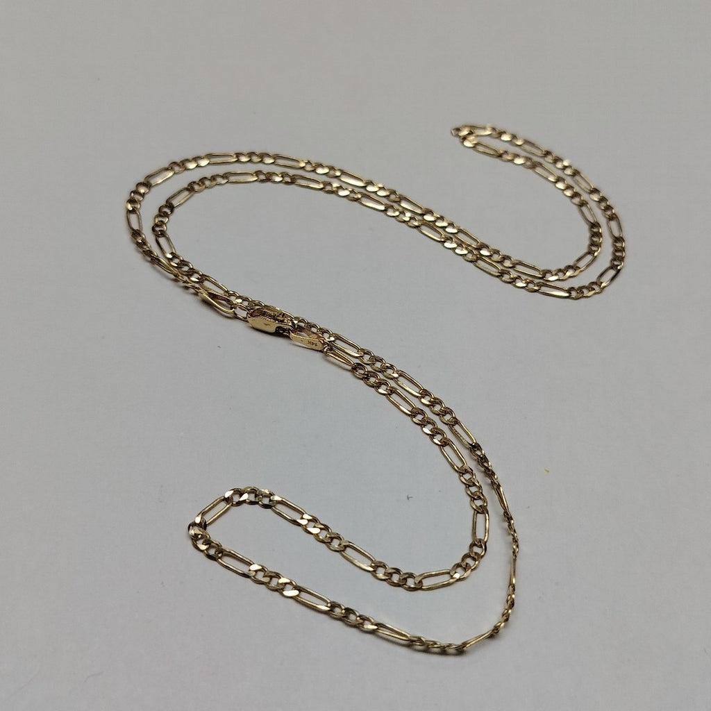 CADENA TEJIDO 3X1 14K 55 CM 5.2 GR (NUEVO)