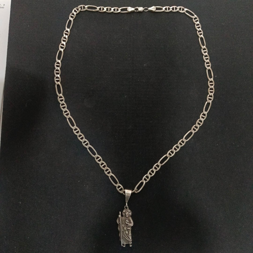 CADENA,DIJE PLATA 28,30 GRMS (SEMINUEVO)