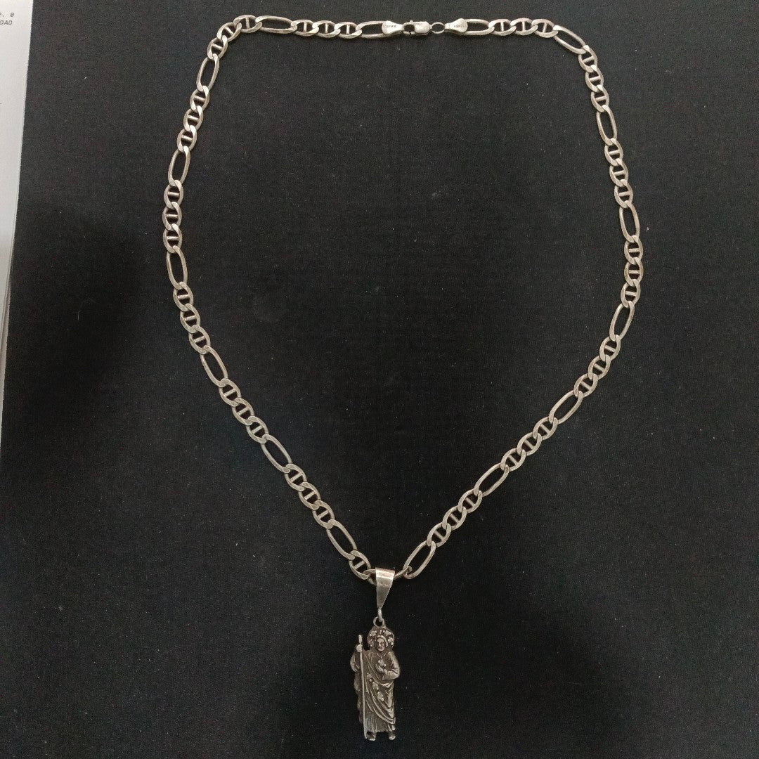 CADENA,DIJE PLATA 28,30 GRMS (SEMINUEVO)