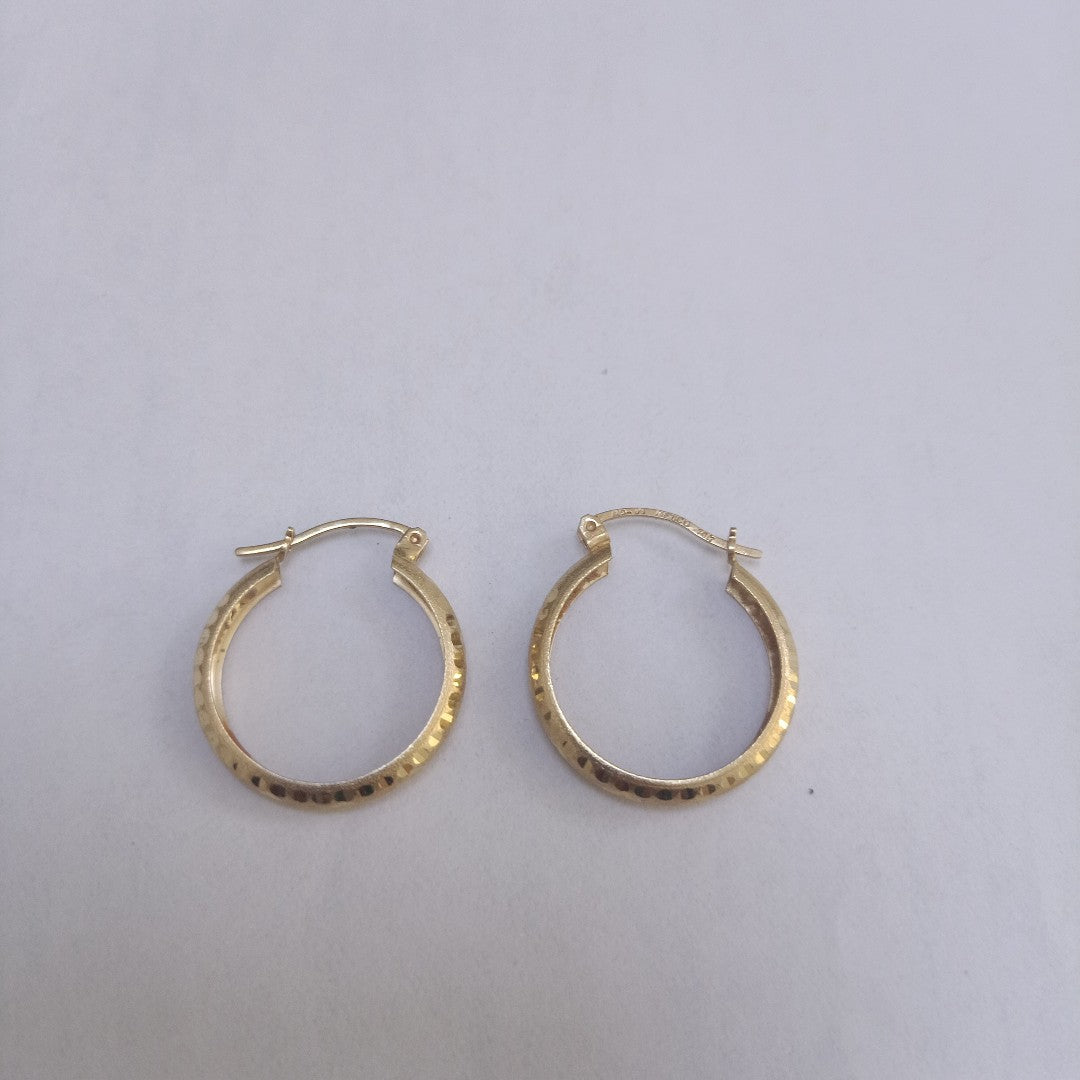 ARRACADAS PAR ORO 14 K 2.1 GRMS (SEMINUEVO)