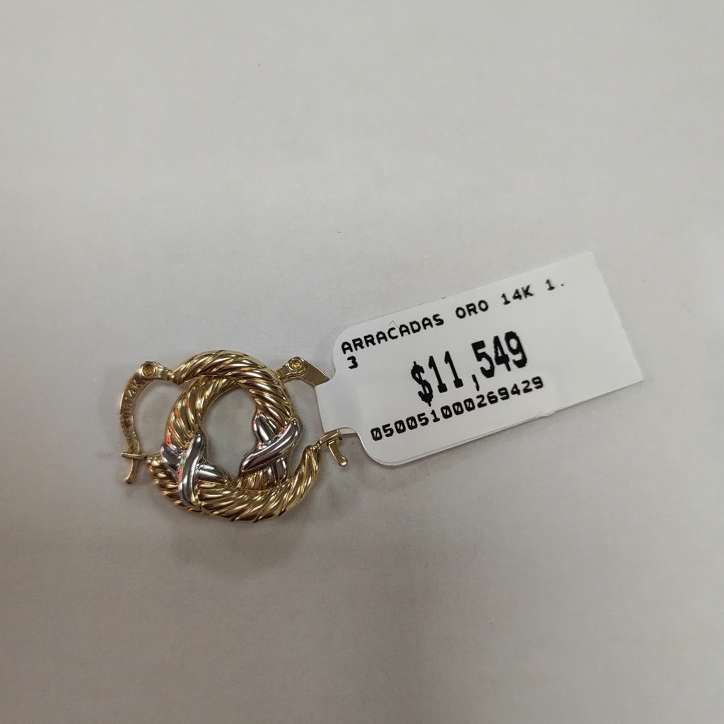 ARRACADAS ORO 14K 1.3 (NUEVO)