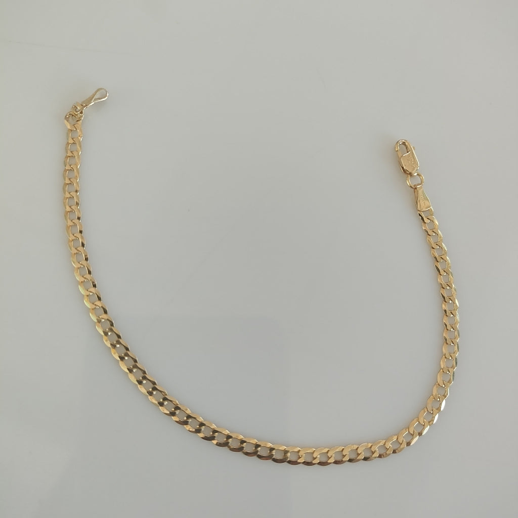 PULSERAS DAMA BARBADA AMARILLA ORO 14K 2.4 (NUEVO)