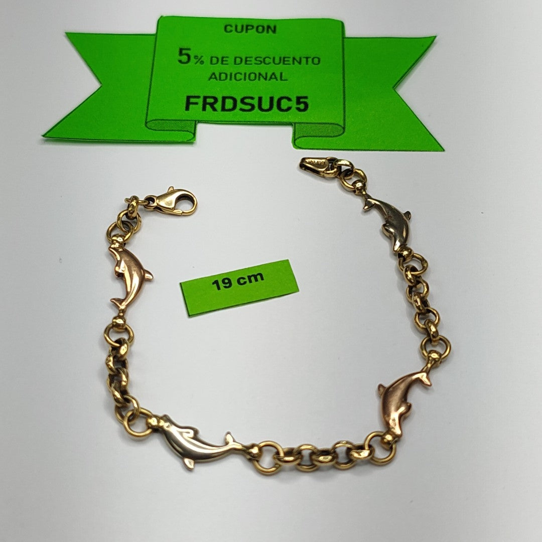 PULSERA ORO 14 K 6,60 GRMS (SEMINUEVO)