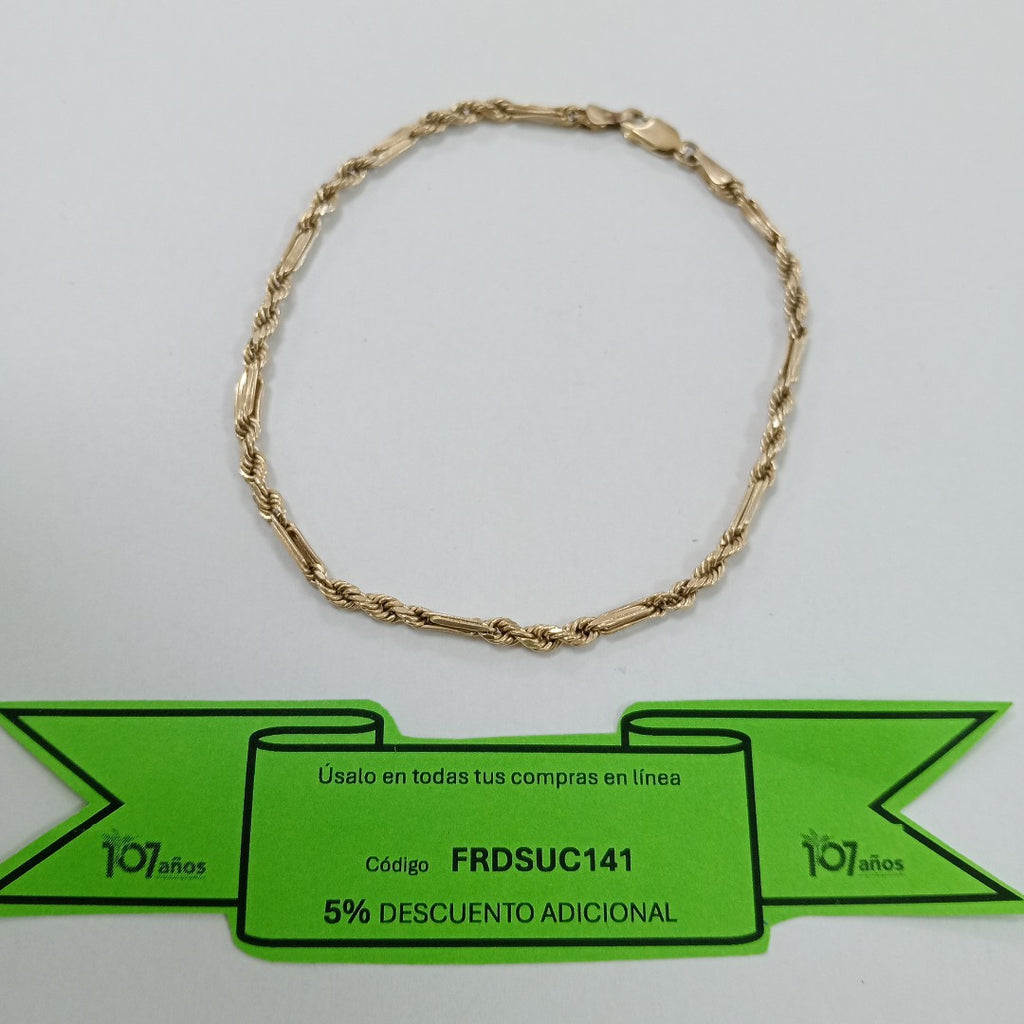 PULSERA RIGIDA ORO 10 K 8.5 GRMS (SEMINUEVO)