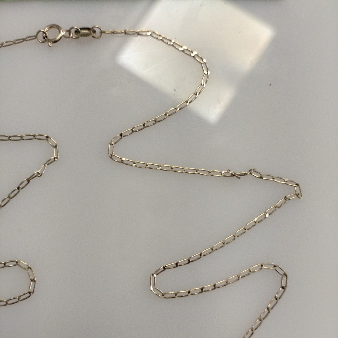 CADENAS TEJIDO ESLABONES ORO 10K 55 CM 1.9 GR (NUEVO)