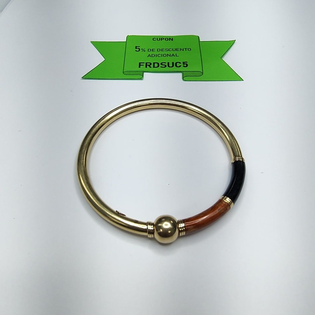 PULSERA RIGIDA ORO 14 K 10.6 GRMS (SEMINUEVO)