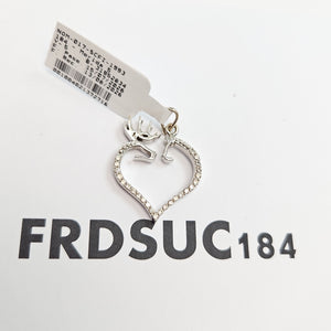 DIJE ORO BLANCO 14 K 5.9 GRMS (SEMINUEVO)